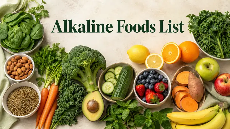 alkaline food list for beginners