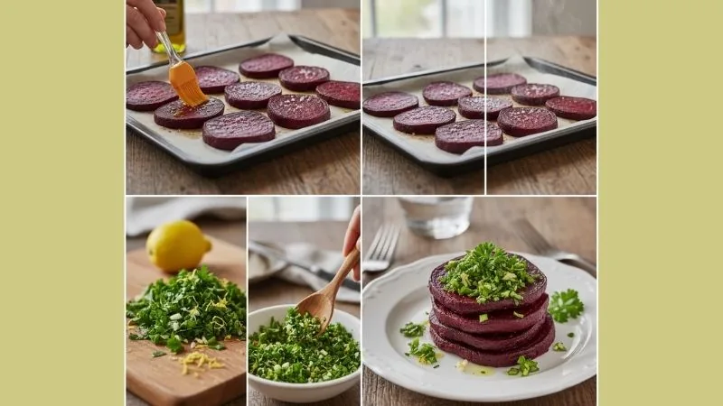Anti-Inflammatory Beet Steaks with Gremolata