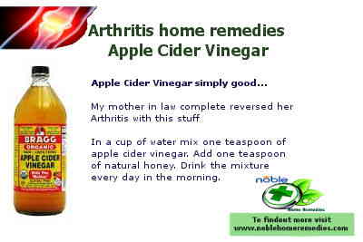 Apple Cider Vinegar for Arthritis