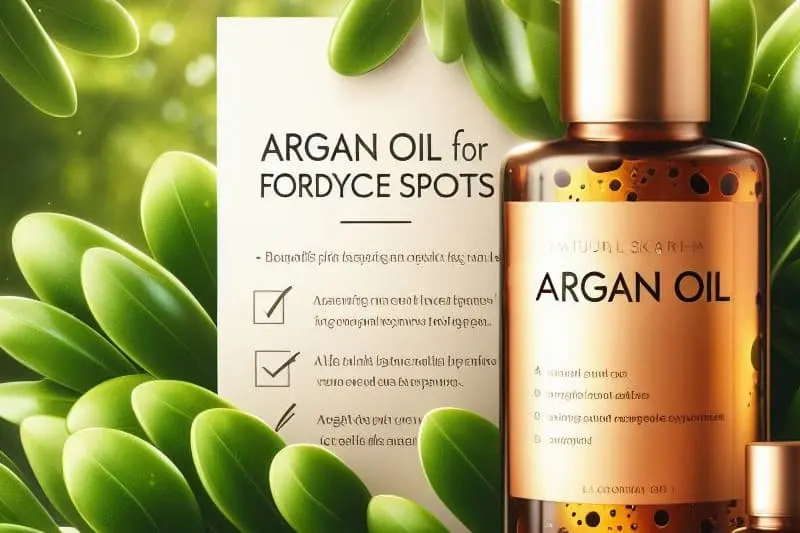 Argan Oil for Fordyce Spots to gain radiant skin