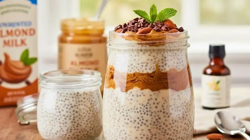 Chia Seed Pudding Parfait (Overnight)