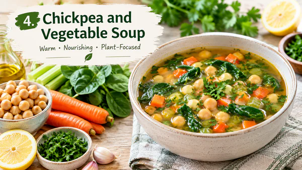 Chickpea and Vegetable Soup Recipe