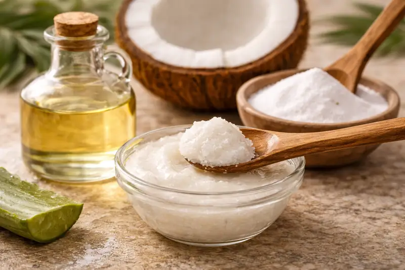 Deep Cleanse and Glow with Baking Soda and Coconit oil