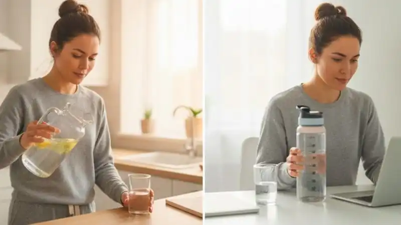 Drink Plenty of Water Throughout the Day