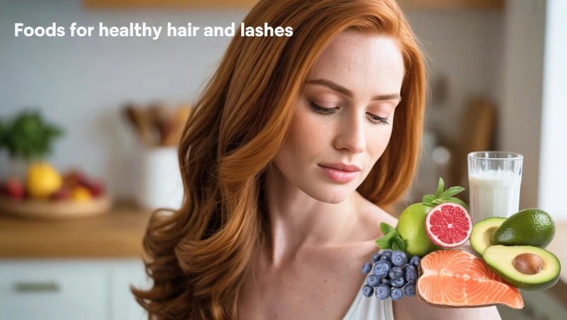 Foods for Healthy Hair and Lashes