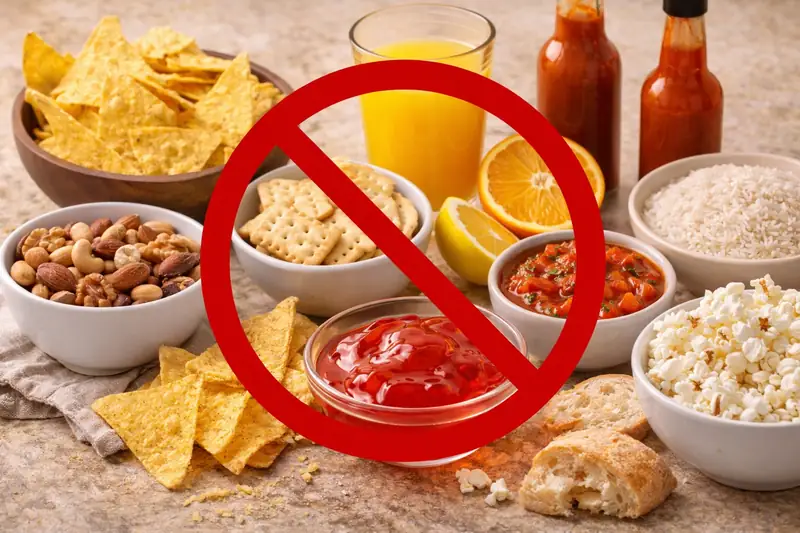 Foods to Avoid (The Ouch List)