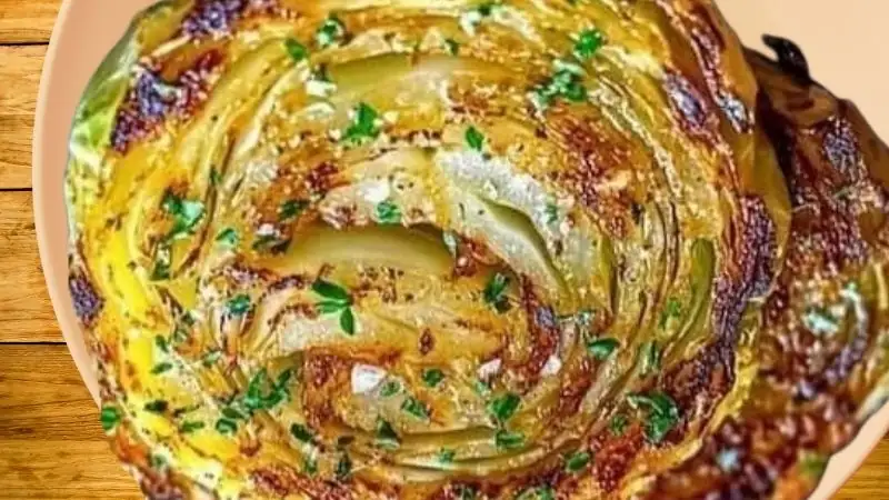 Garlic Cabbage Steaks Recipe