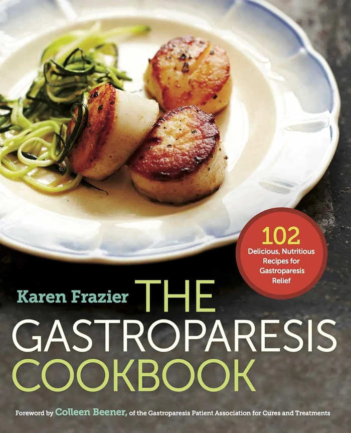 a book cover of a Gastroparesis cookbook