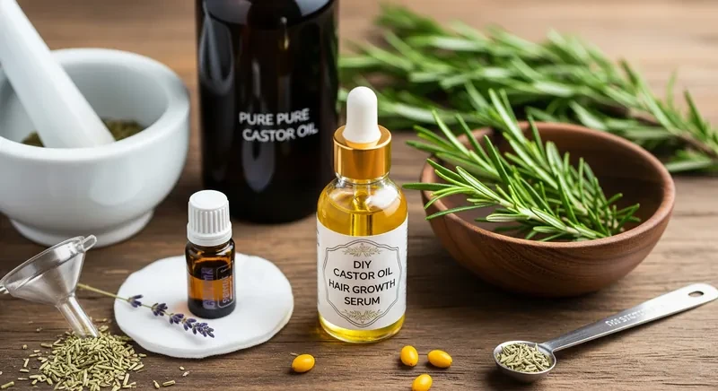 Hair Growth Serum DIY Castor Oil Recipe