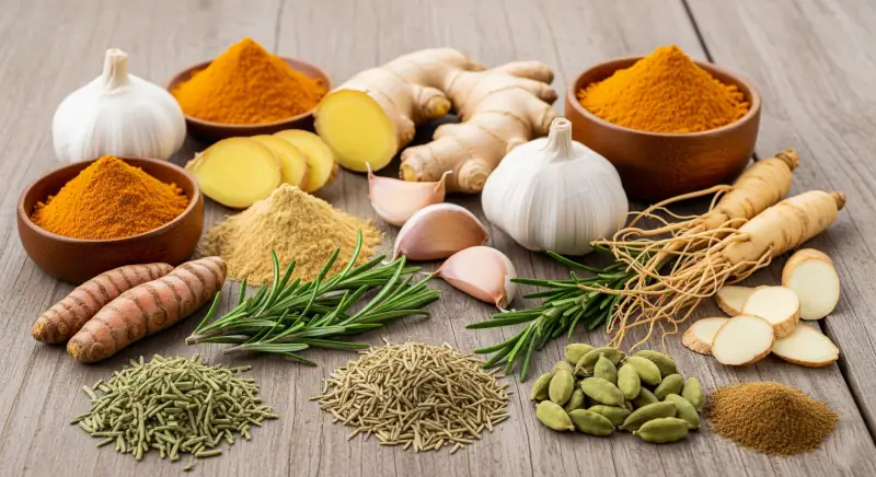 Herbs and Spices with Anti-Inflammatory