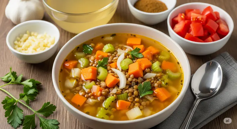 High-Protein Anti-Inflammatory Veggie Soup