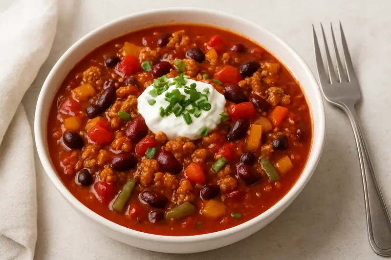 High Protein Turkey Chil