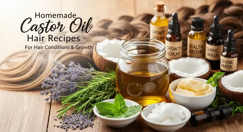 Homemade Castor Oil Hair Recipes for Hair Conditions