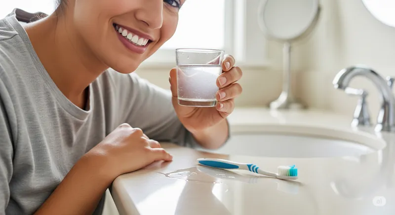 Hydrogen Peroxide (Diluted) for teeth whitening