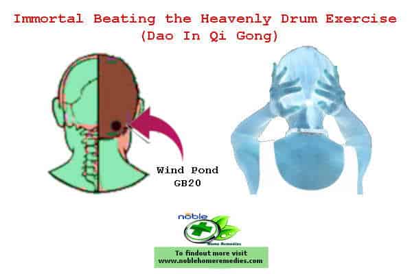 Immortal Beating the Heavenly Drum Exercise - Dao In Qi Gong - for hearing loss