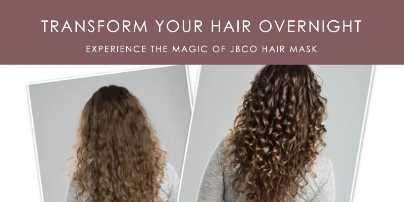 Overnight JBCO Hair Mask - Jamaican black castor oil for hair growth before and after