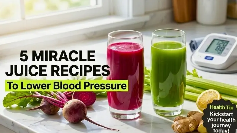 Blood Pressure Recipes: 5 Miracle Juices (Beets & Celery)