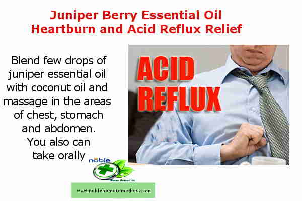 Juniper Berry Essential Oil Heartburn and Acid Reflux Relief