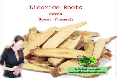 Licorice Roots Cures Upset Stomach