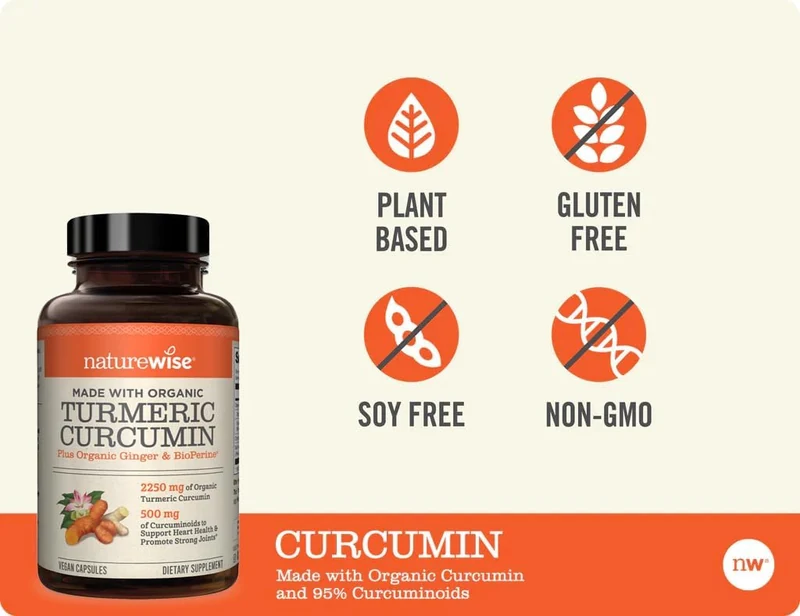 NatureWise Curcumin Turmeric Supplement