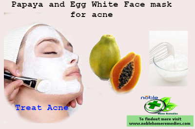 Papaya and Egg White Face mask