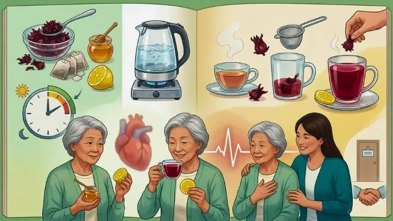 Practical Support via Hibiscus Tea for blood pressure