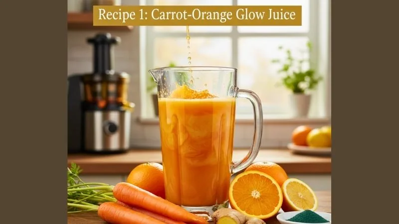 Recipe 1 Carrot-Orange Glow Juice