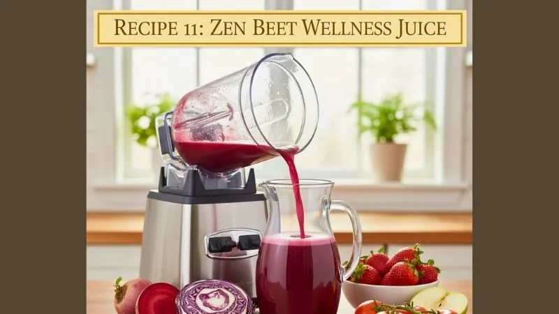 Recipe 11 Zen Beet Wellness Juice