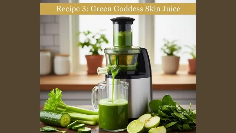 Recipe 3 Green Goddess Skin Juice