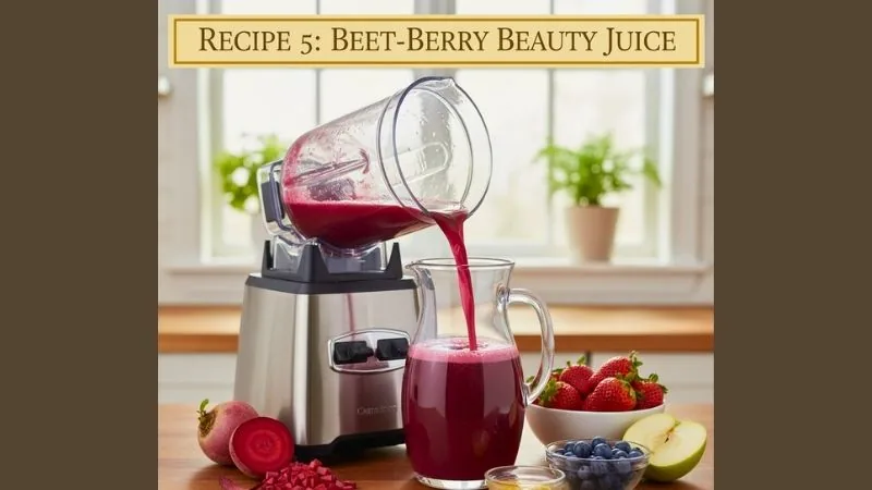 Recipe 5 Beet-Berry Beauty Juice