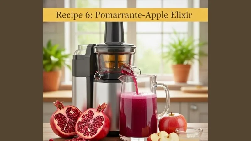 Recipe 6 Pomegranate-Apple Elixir
