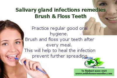 Salivary gland infections remedies - Brush and Floss