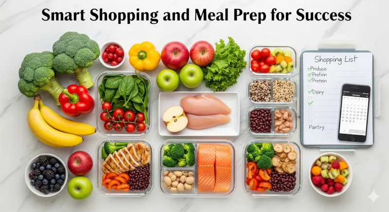Smart Shopping & Meal Prep for Success