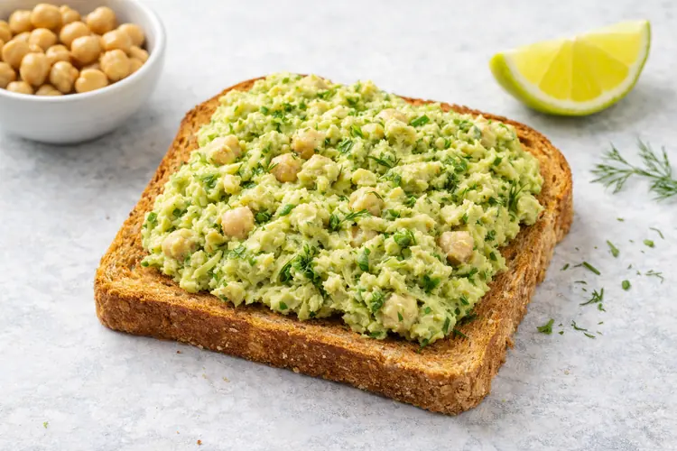 Smashed Chickpea Salad Sandwich