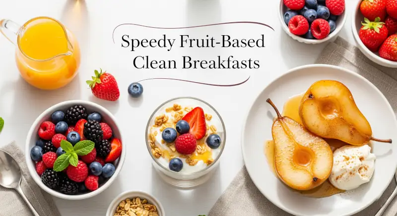 Speedy Fruit-Based Clean Breakfasts