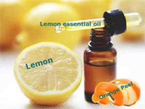 Teeth Whitening with Lemon, Orange Peels, and Lemon essential oil