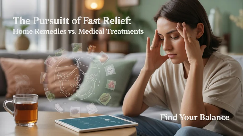 The Pursuit of Fast Relief Home Remedies vs. Medical Treatments
