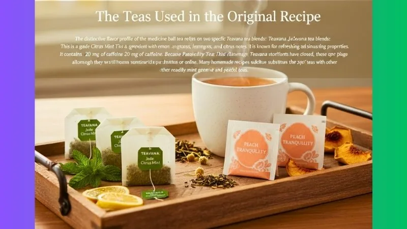 The Teas Used in the medicine ball tea Original Recipe