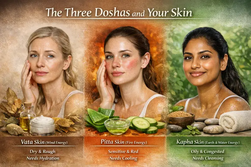 The Three Doshas and Your Skin