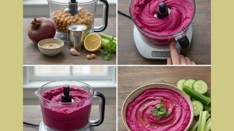 The Tummy Tamer Beet Hummus