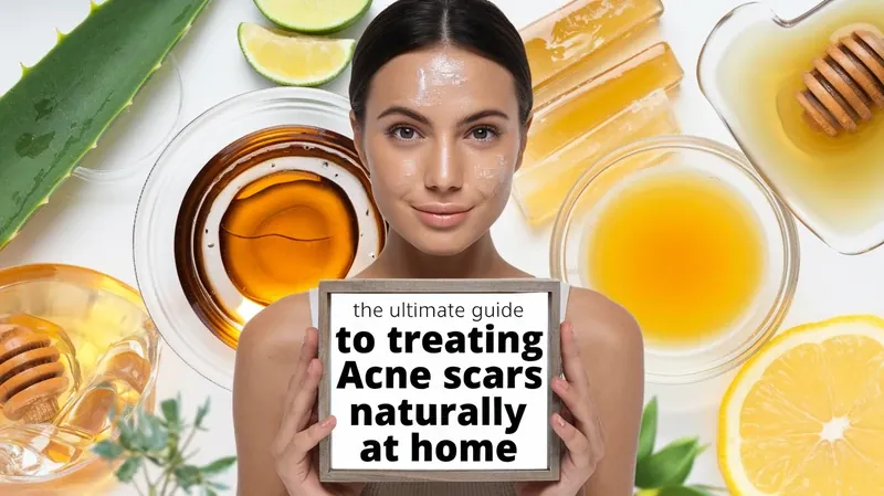 Treating Acne Scars naturally at home guide 