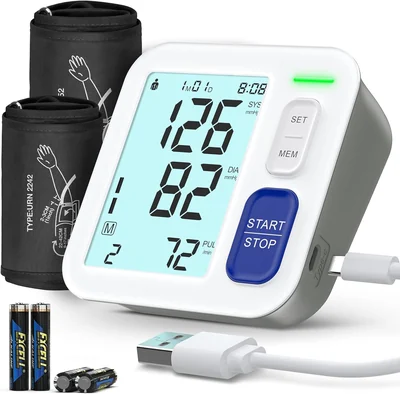 Blood Pressure Machine Upper Arm with 2 Size Cuffs