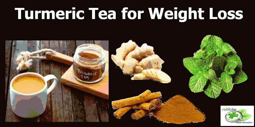 turmeric tea for weight loss add ginger, mint leaves and cinnamon for more health benefits