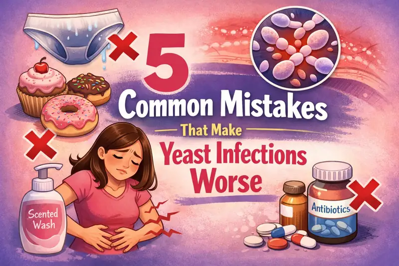 Yeast Infections Mistakes that make worse