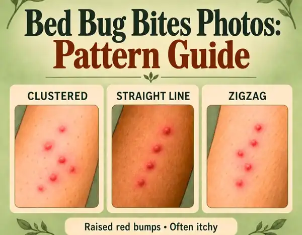 Bed bug bites pattern