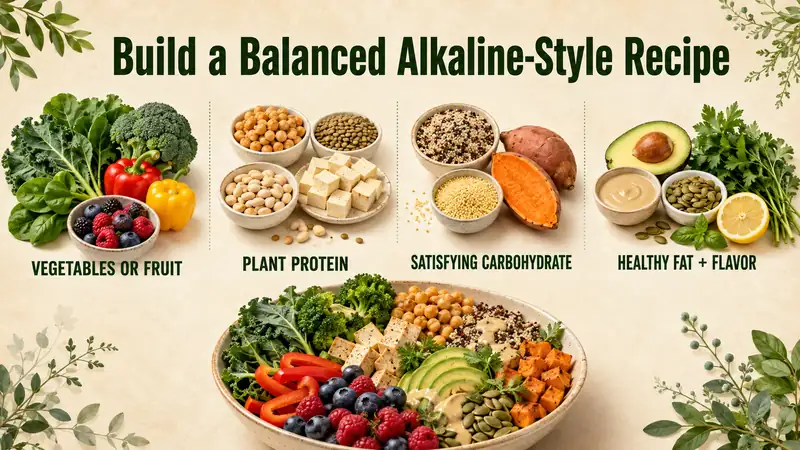 build balanced alkaline style recipe