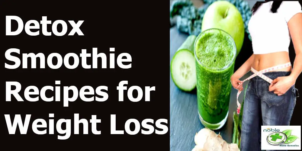 detox smoothie recipes for weight loss efforts